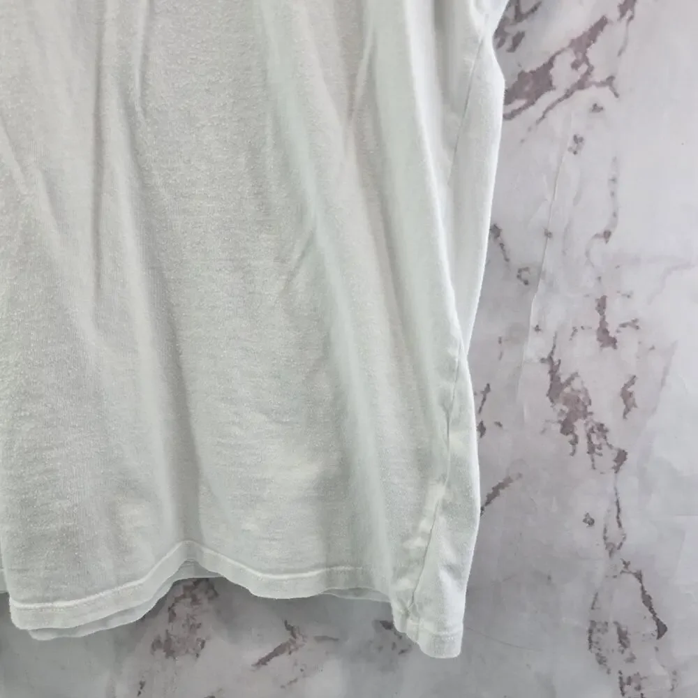 Everlane T Shirt Mens Large White Short Sleeve Crew Organic Cotton Lightweight - Picture 4 of 11